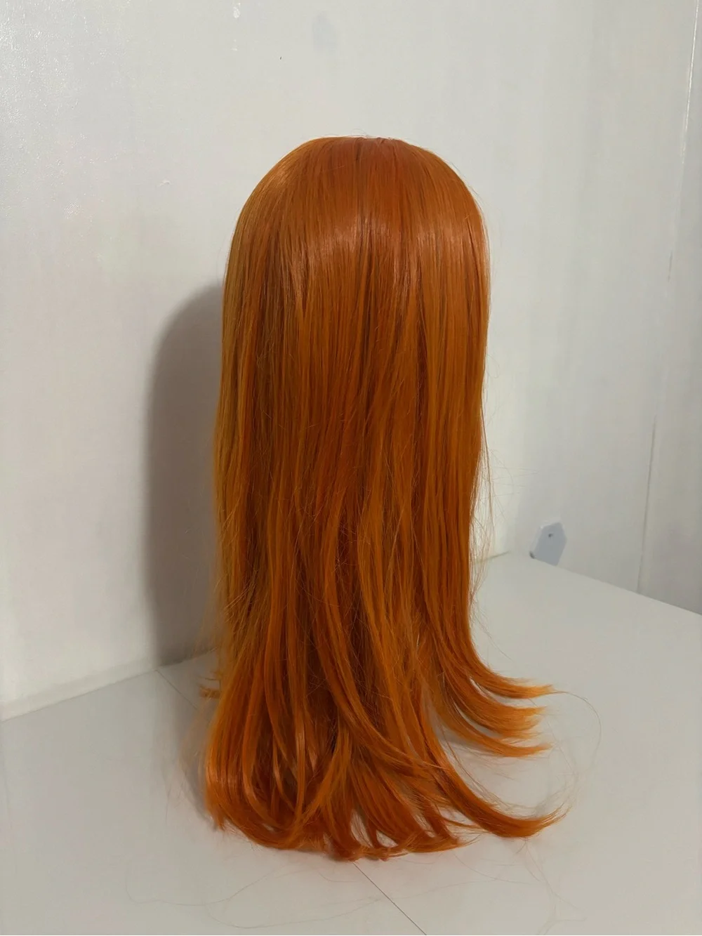 Scylla Autumn Orange Lace Front Synthetic Long Wig